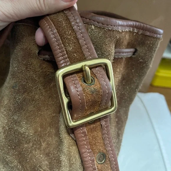 Vintage Coach Berkeley Drawstring Bucket Bag - Picture 9 of 15